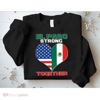 El Paso Texas Strong Together Heart Sweatshirt thumb 2