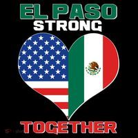 El Paso Texas Strong Together Heart Button thumb 1