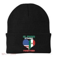 El Paso Texas Strong Together Heart Beanie thumb 0