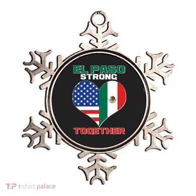El Paso Texas Strong Together Heart Ornament