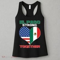 El Paso Texas Strong Together Heart Women's Tank Top thumb 3
