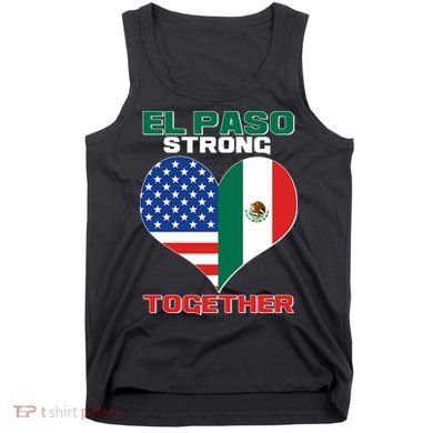 El Paso Texas Strong Together Heart Tank Top