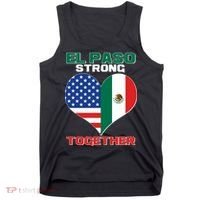 El Paso Texas Strong Together Heart Tank Top thumb 0