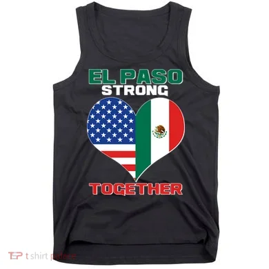 El Paso Texas Strong Together Heart Tank Top