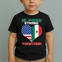 El Paso Texas Strong Together Heart Toddler T-Shirt thumb 2