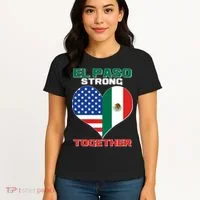 El Paso Texas Strong Together Heart Women's T-Shirt thumb 4