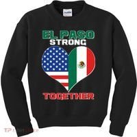 El Paso Texas Strong Together Heart Kids Sweatshirt thumb 0
