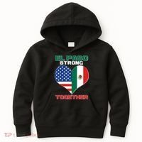 El Paso Texas Strong Together Heart Kids Hoodie thumb 0