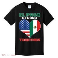 El Paso Texas Strong Together Heart Kids T-Shirt thumb 0