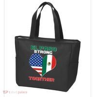 El Paso Texas Strong Together Heart Tote Bag thumb 3