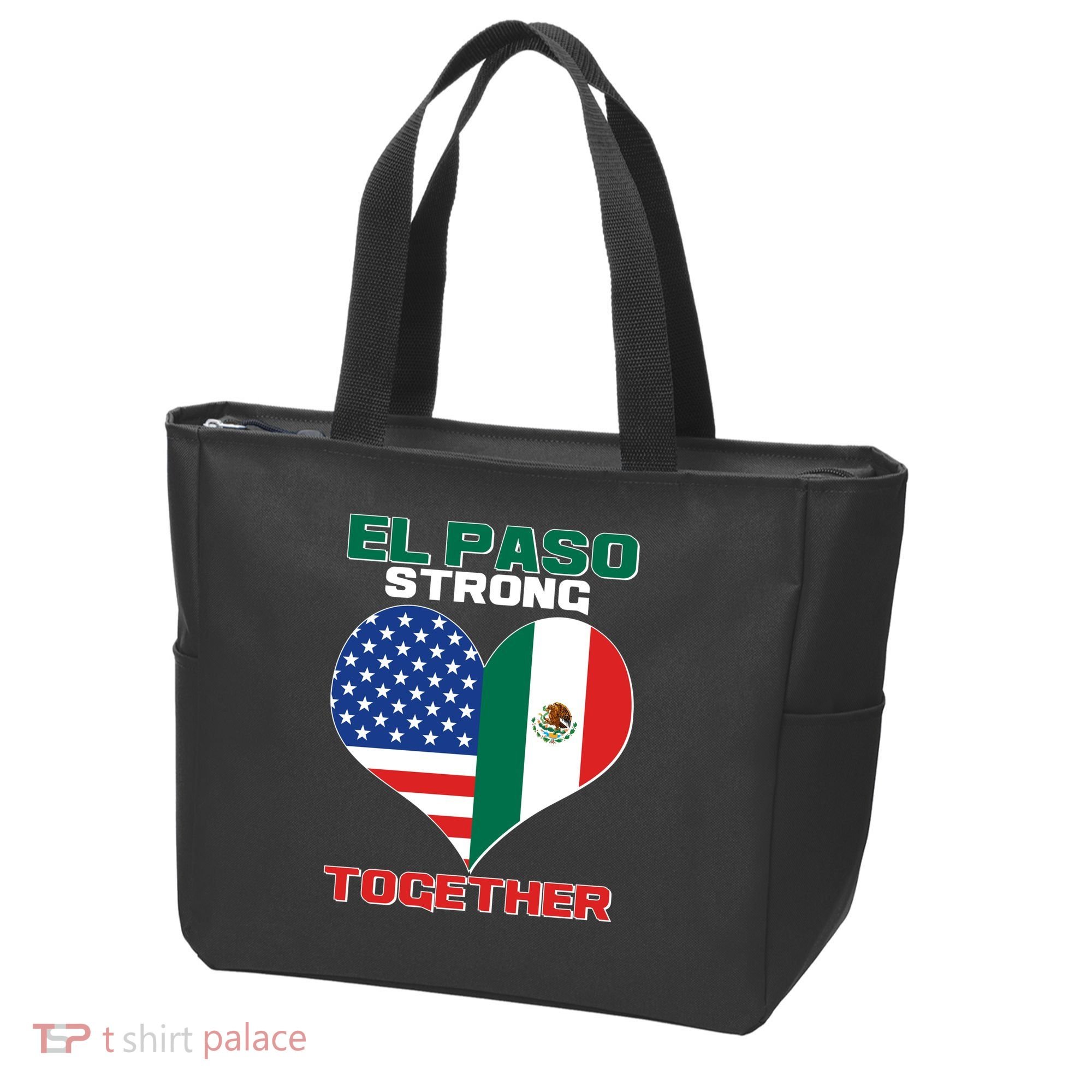 El Paso Texas Strong Together Heart Tote Bag