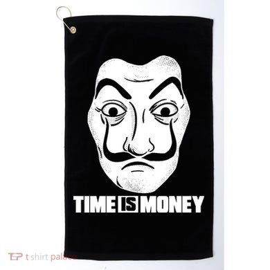 El Professor Time Is Money Golf Towel