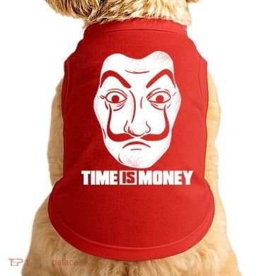 El Professor Time Is Money Doggie Tank