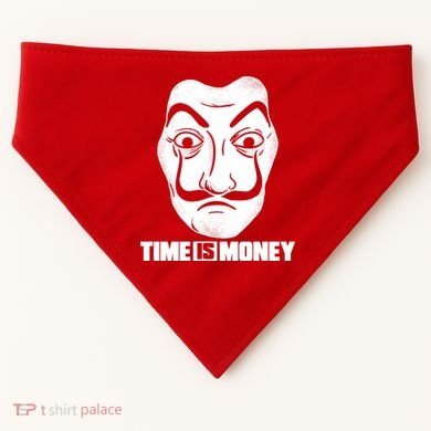 El Professor Time Is Money USA-Made Doggie Bandana