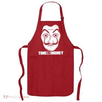 El Professor Time Is Money Apron