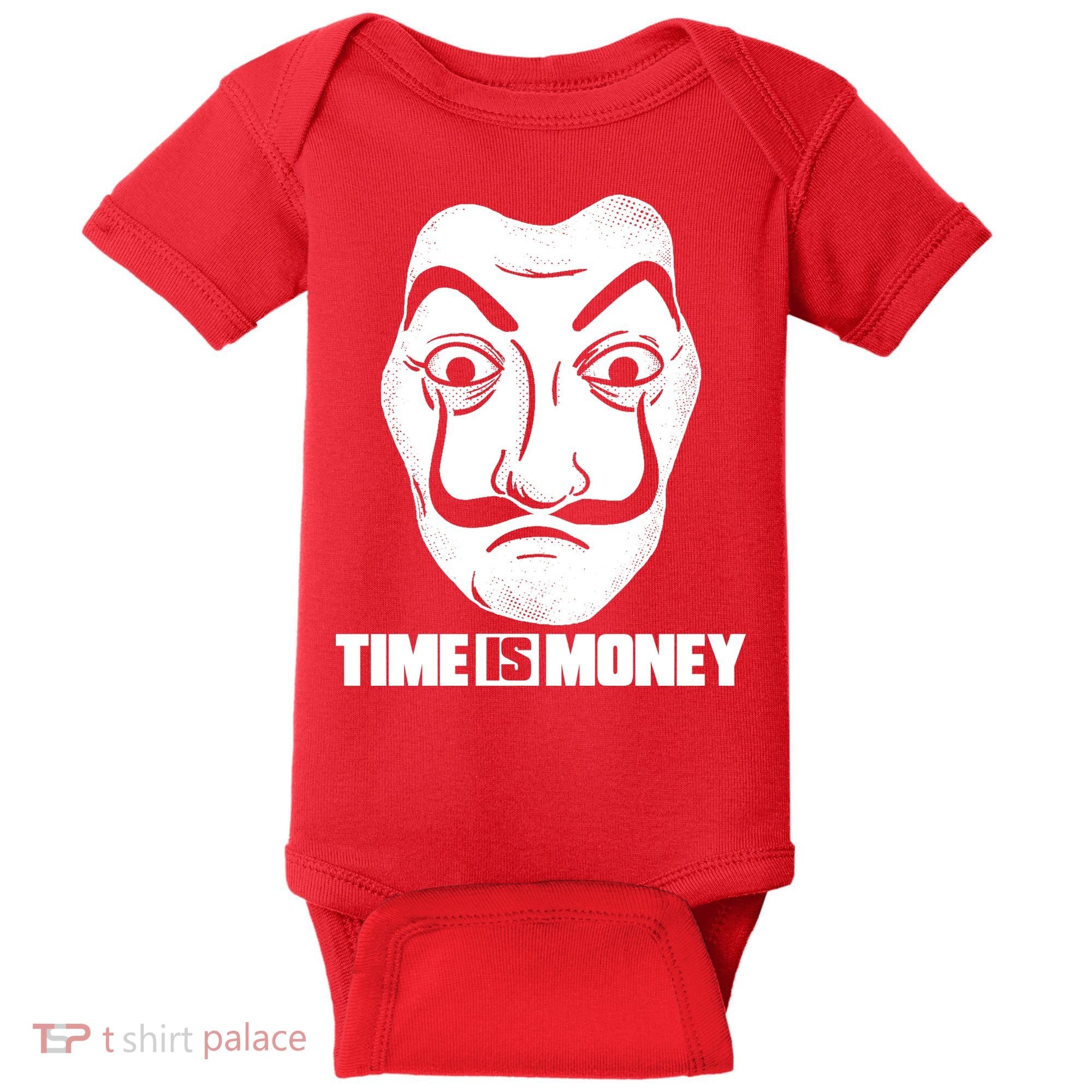El Professor Time Is Money Baby Bodysuit
