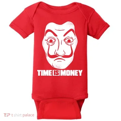 El Professor Time Is Money Baby Bodysuit