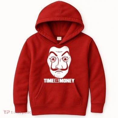 El Professor Time Is Money Kids Hoodie
