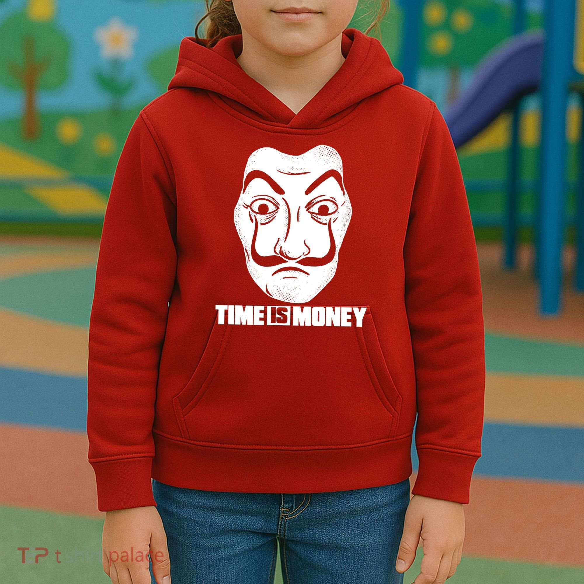 El Professor Time Is Money Kids Hoodie