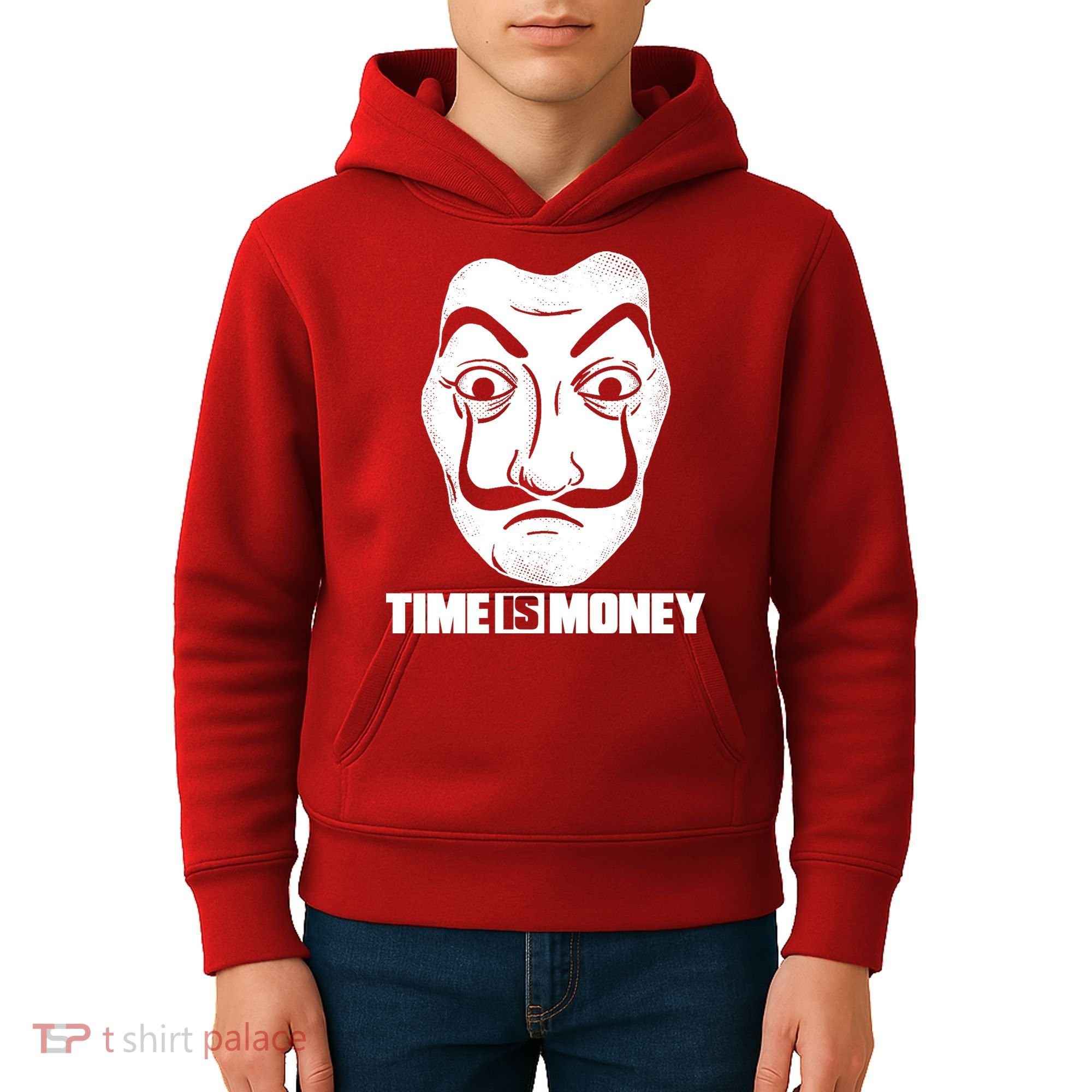 El Professor Time Is Money Kids Hoodie