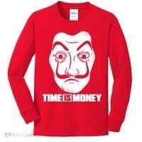 El Professor Time Is Money Kids Long Sleeve Shirt thumb 0