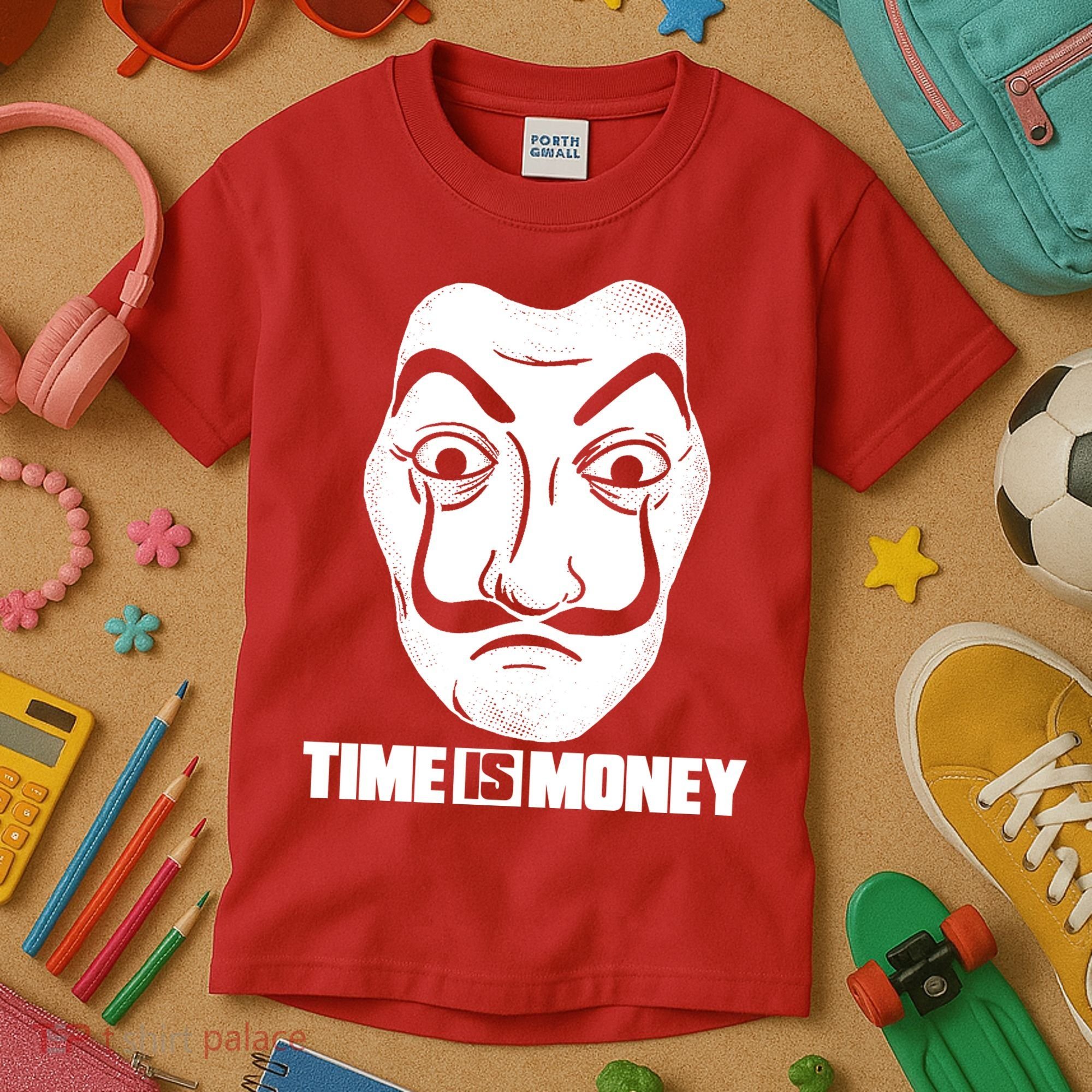 El Professor Time Is Money Kids T-Shirt