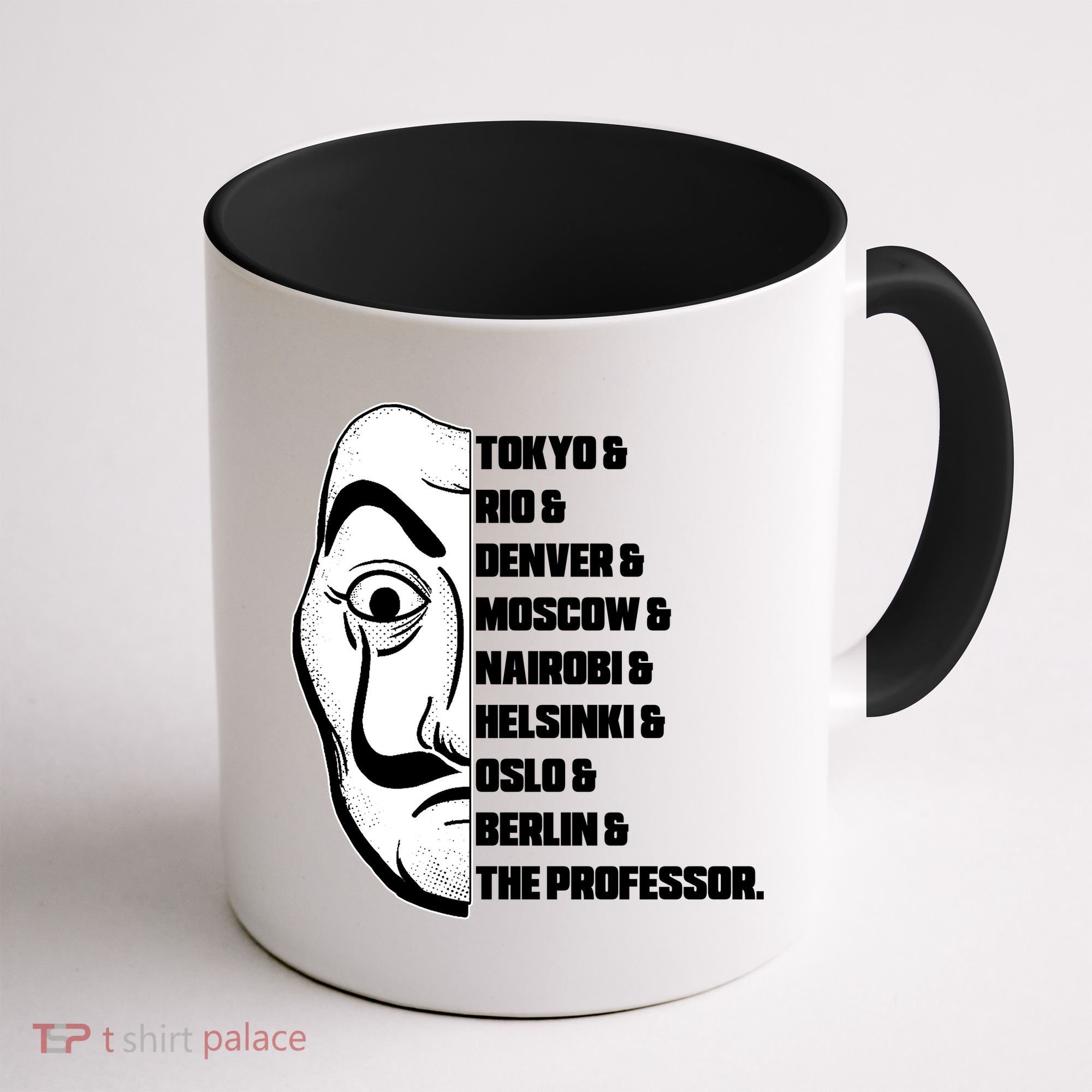 El Professor World City Names Coffee Mug