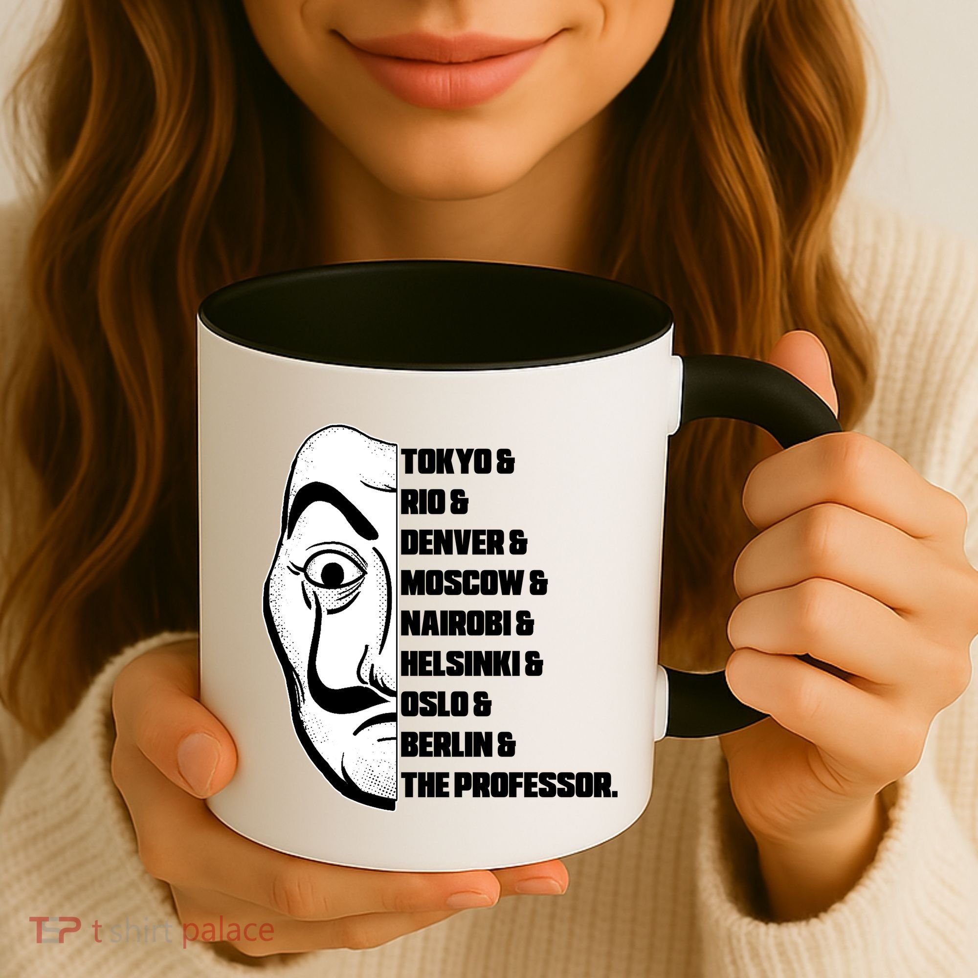El Professor World City Names Coffee Mug