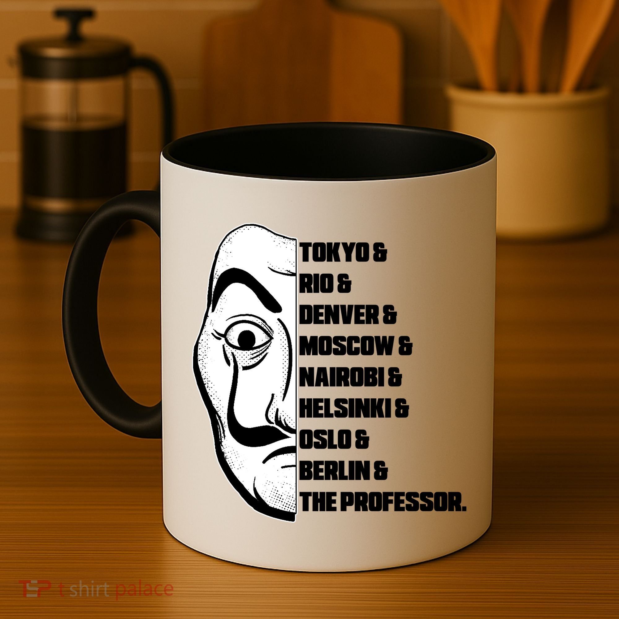El Professor World City Names Coffee Mug