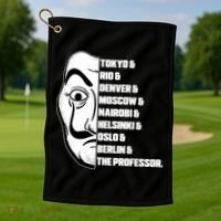 El Professor World City Names Golf Towel thumb 1