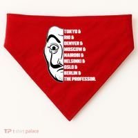 El Professor World City Names USA-Made Doggie Bandana thumb 0