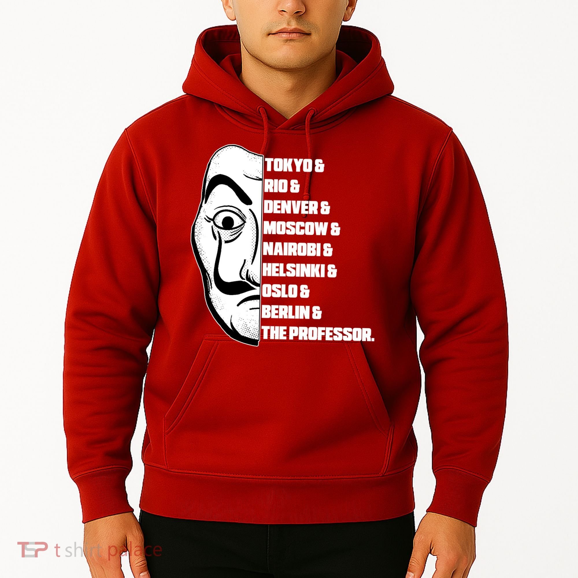 El Professor World City Names Hoodie