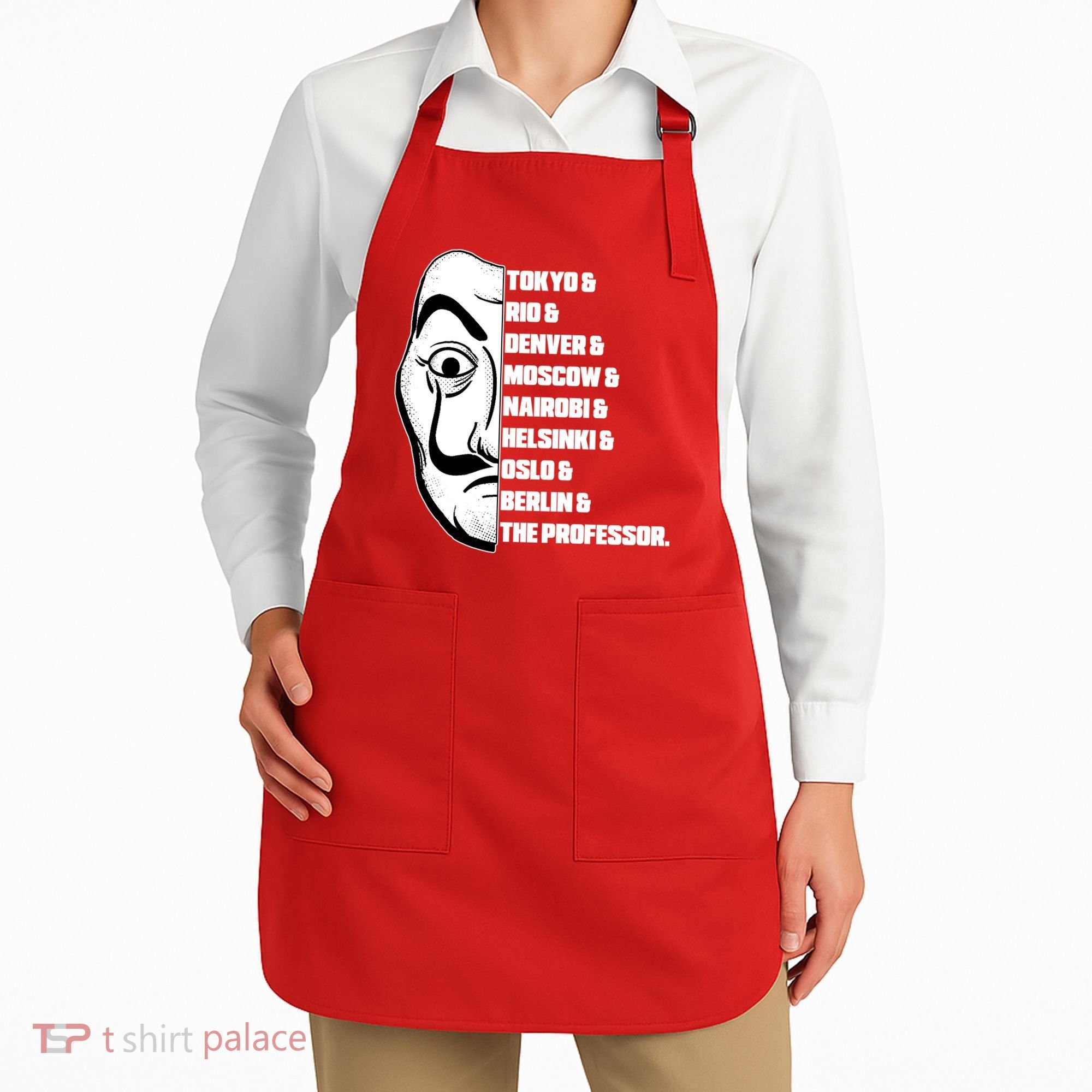 El Professor World City Names Apron