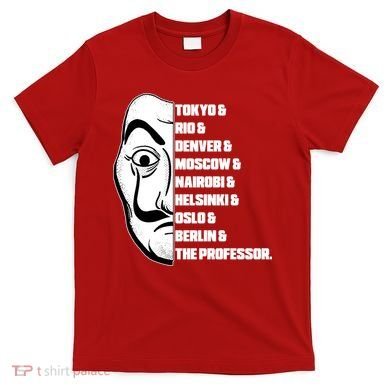 El Professor World City Names T-Shirt