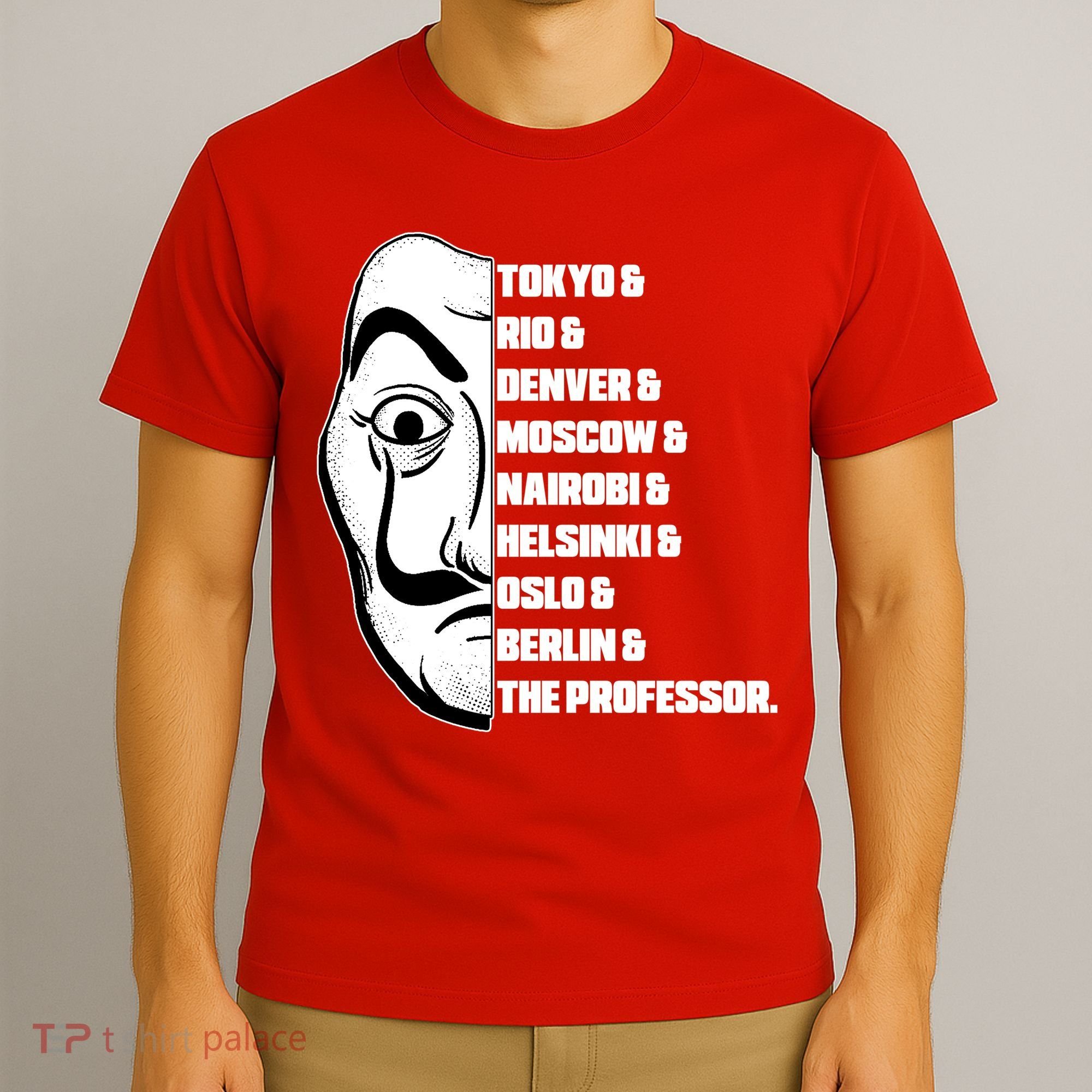 El Professor World City Names T-Shirt