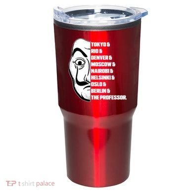 El Professor World City Names Tumbler