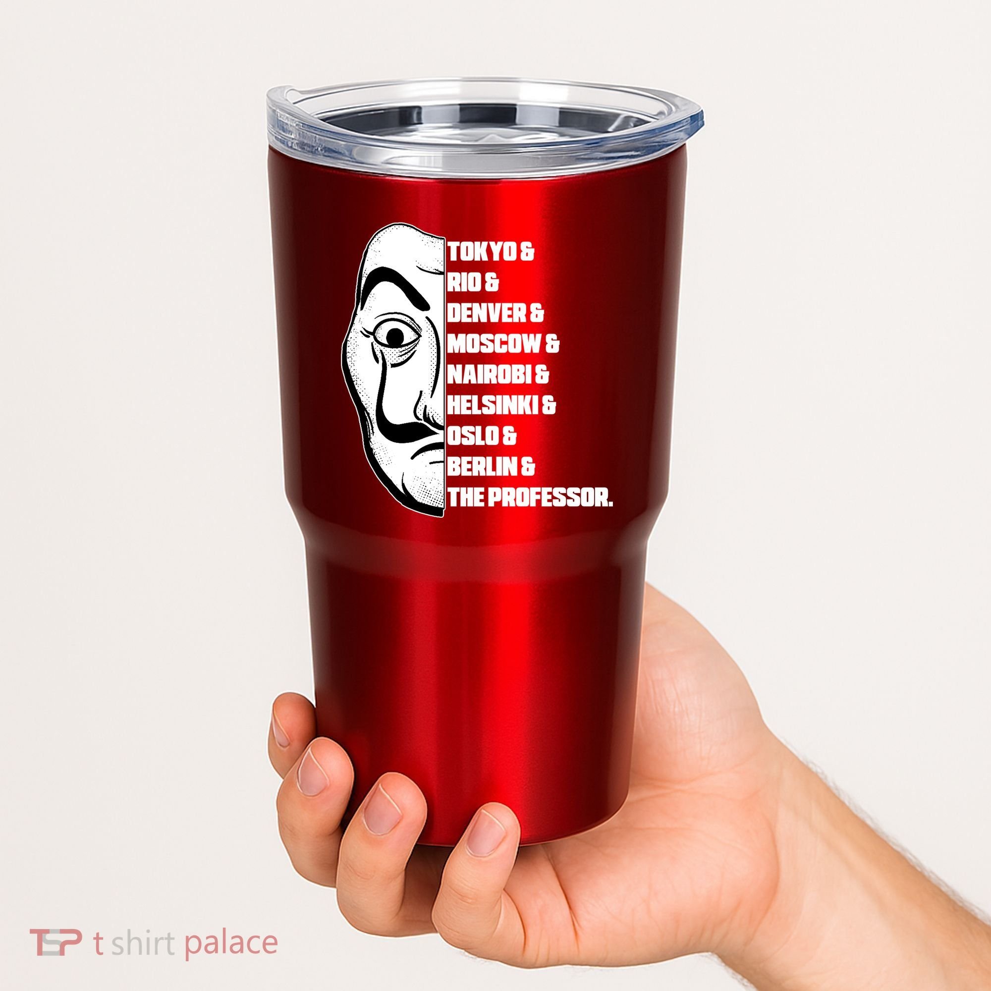 El Professor World City Names Tumbler