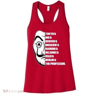 El Professor World City Names Women's Tank Top