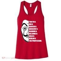 El Professor World City Names Women's Tank Top thumb 0