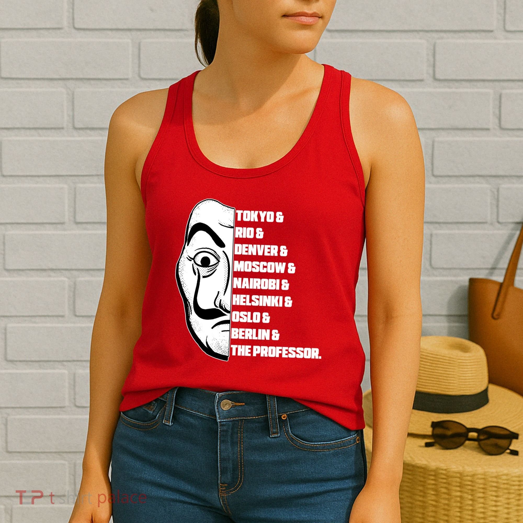 El Professor World City Names Women's Tank Top