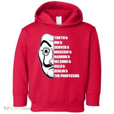El Professor World City Names Toddler Hoodie