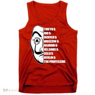 El Professor World City Names Tank Top