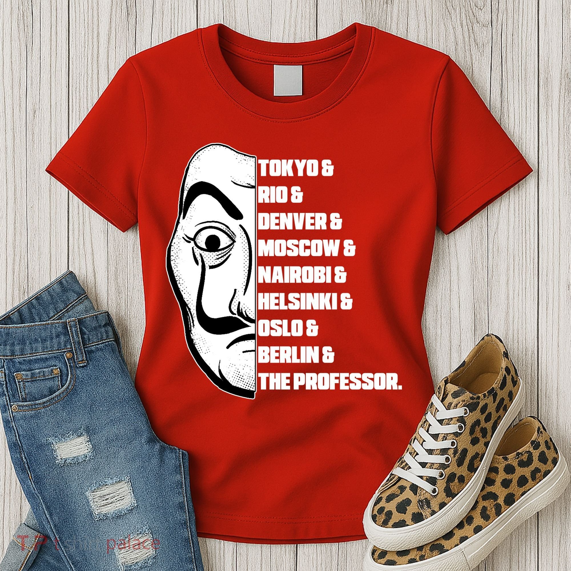 El Professor World City Names Women's T-Shirt