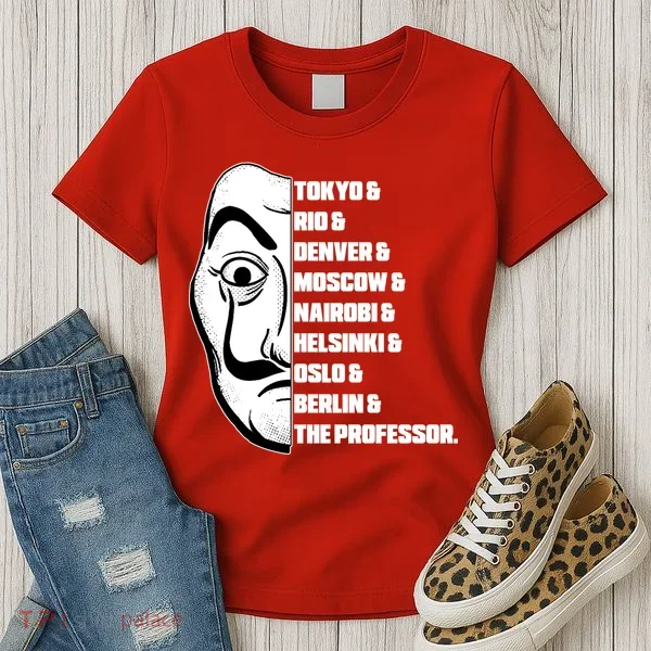 El Professor World City Names Women's T-Shirt