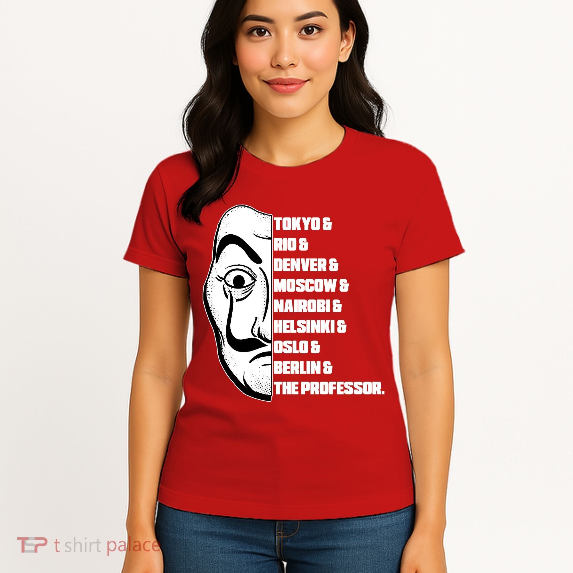 El Professor World City Names Women's T-Shirt