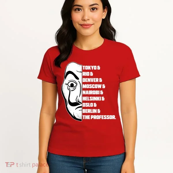 El Professor World City Names Women's T-Shirt