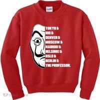 El Professor World City Names Kids Sweatshirt thumb 0