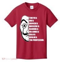 El Professor World City Names Kids T-Shirt thumb 0