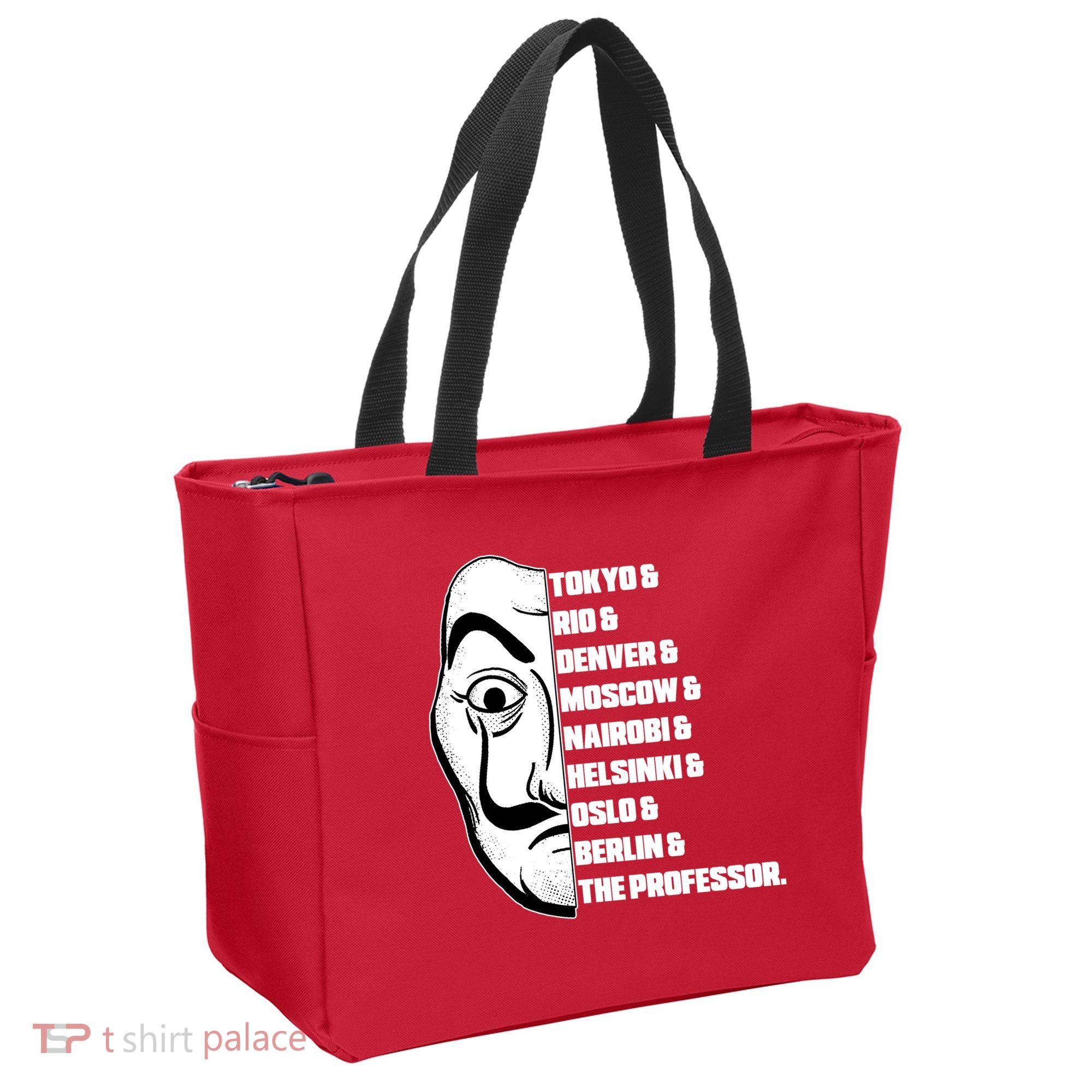 El Professor World City Names Tote Bag