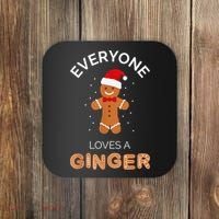 Everyone Loves A Ginger - Fun Outfit For Christmas, Costume Coaster thumb 0